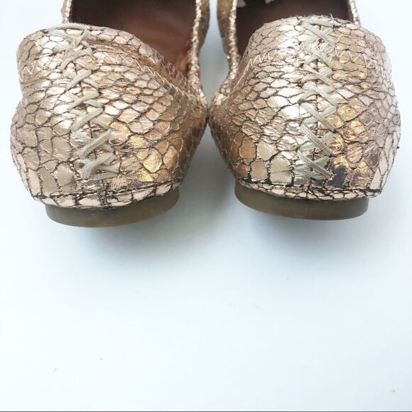 Lucky Brand Rose Metallic Ballet Flats - Picture 5 of 6